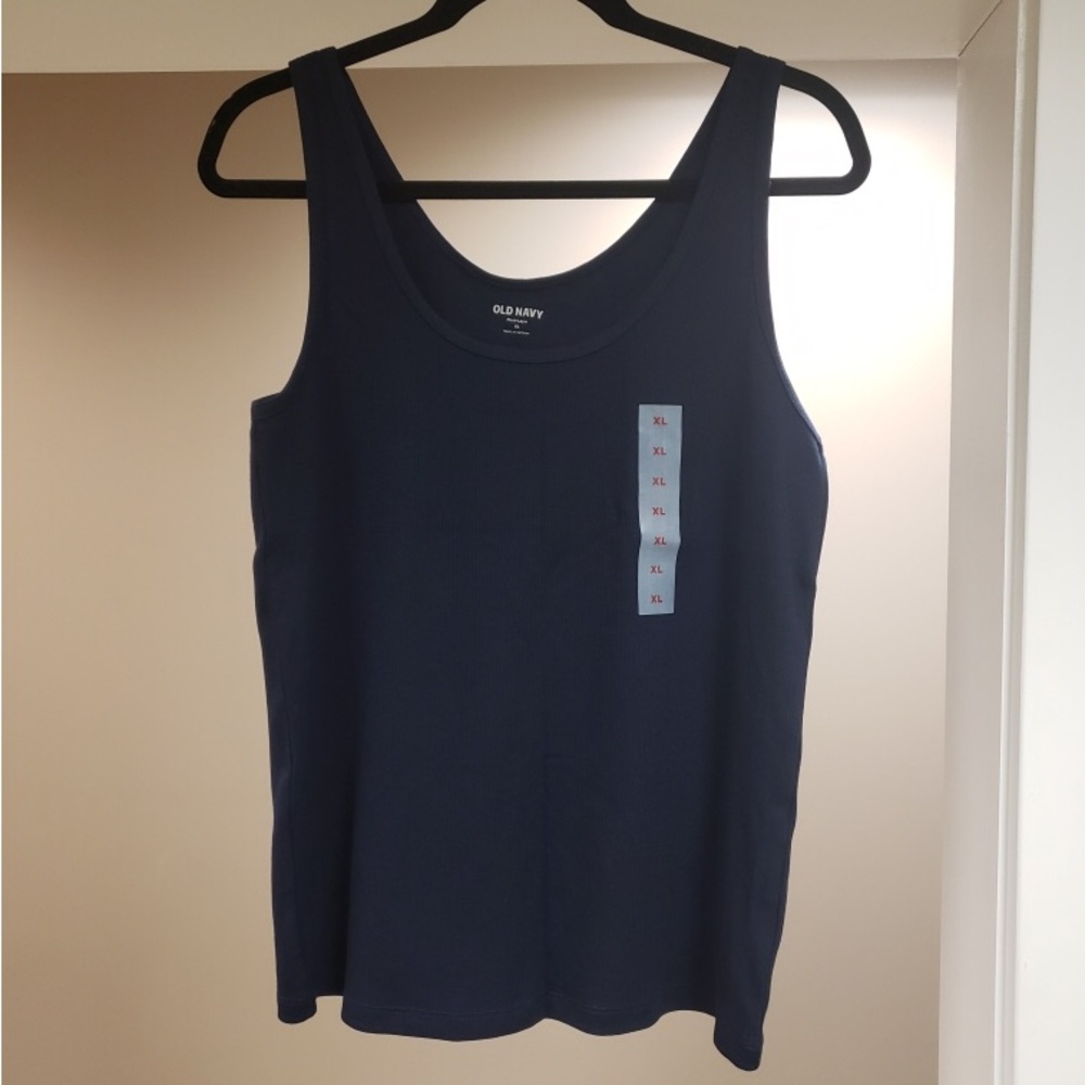 Women’s Old Navy Navy Blue Tank Top New XL